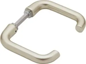 Türdrückerpaar Paris 138L Alu.F2 o.Rosetten 4-KT.8mm HOPPE Preis Gesenkt