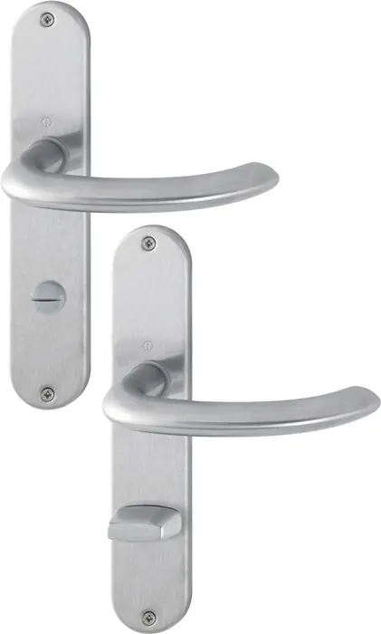 Langschildgarnitur Mar.E1138Z/302 VA F69 SK/OL 78mm DIN L/R HOPPE Kracherpreis