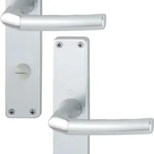 Preisreduziert Langschildgarnitur Birm.1117/202SP Alu.F1 SK/OL 78mm DIN L/R HOPPE