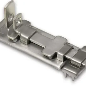 Heißes Angebot Panzer-Riegel L.80mm B.32,5mm VA Ösen-D. 8mm BURG-WÄCHTER