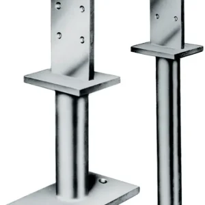 Stützenfuß PIS/PISB 100x80x10mm STA st.verz.z.Schr. Letzte Chance