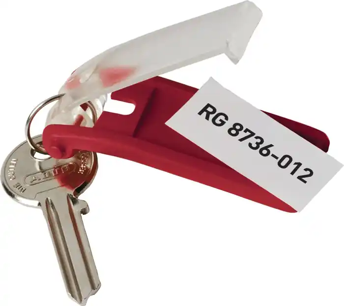 Schlüsselanhänger Key Clip rot Ku. Super-Preis