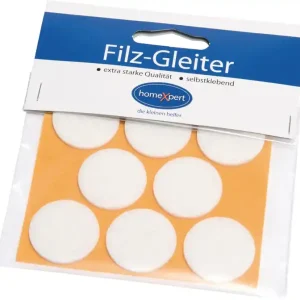 Garantierte Lieferung Filzgleiter 28mm Filz weiß selbstkl.8 St./SB-Karte