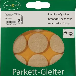 Expressversand Parkettgleiter Premium 28mm Filz natur rd.selbstkl.