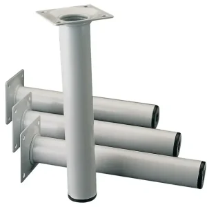 Möbelfuß weißalu.30mm H.600mm Platte ALFER ALUMINIUM VE: 4 Stück Must-Have