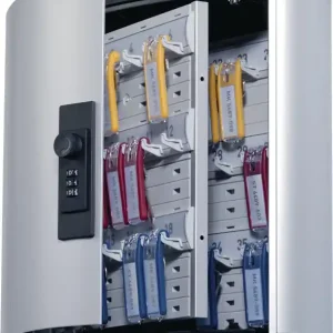 Schlüsselschrank Key-Box H280xB302xT118mm 1-türig Zahlenschl.Anz.Hak.36 Letzte Chance