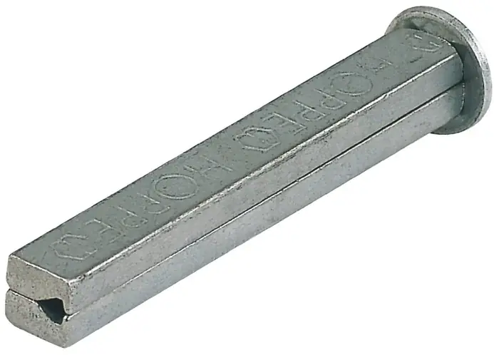 Preis Gesenkt VK I-Profilstift 4-KT.8x80mm Fe verz.geteilt HOPPE