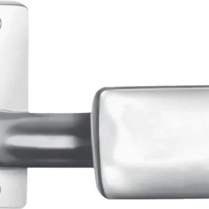 Türknopf 485 LM F1/silberf.gekr.ktg fest B.65mm H.44mm AMF Kracherpreis
