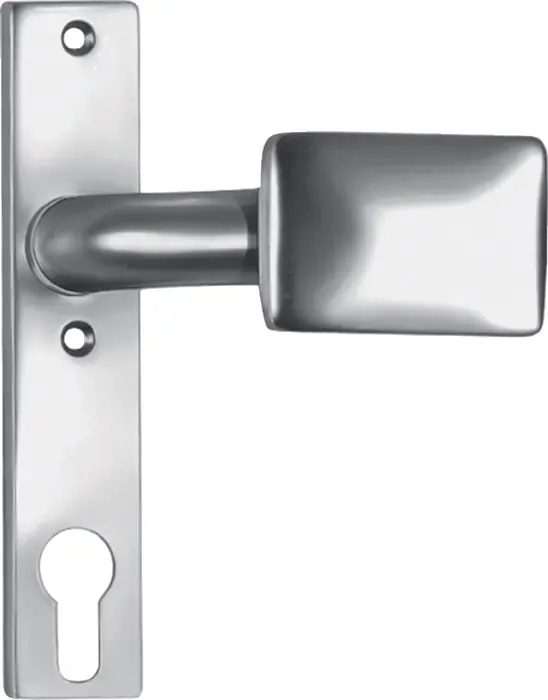 Türknopf-Kurzschild 486ZD fest/drehb.LM F1/silberf.4-KT.8mm AMF Direkt Vom Hersteller