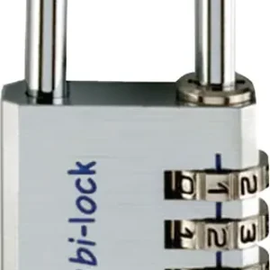 Angebot Zahlenvorhangschloss Combi Lock 90 Chromo Schlosskörper-B.40mm Alu.Zahlenroll.4 VE: 5 Stück