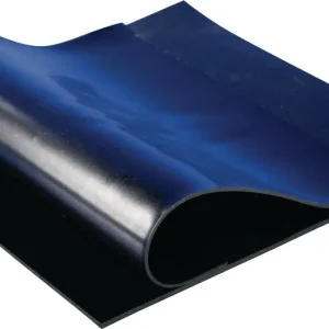 Gummiplatte B.1,20m L.10m D.2mm schwarz NR/SBR o.Gewebeeinlage Rl.MÖLLER VE: 12 Quadratmeter Sonderangebot