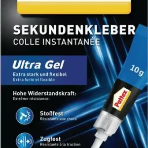 Wochenendangebot Sekundenkleber Ultra Gel 10g farblos Tube PATTEX VE: 12 Stück