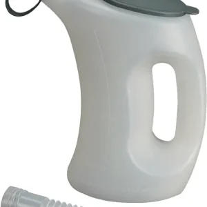 Top-Angebot Messbecher 5l m.Schutzdeckel/Schutzkappe/Flexauslauf HDPE PRESSOL VE: 6 Stück