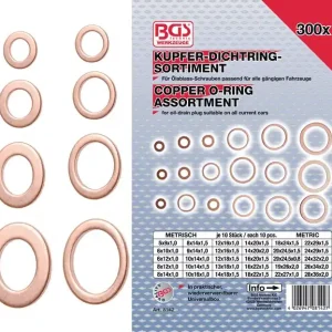 Dichtringsortiment 300-tlg.BGS Top-Preis