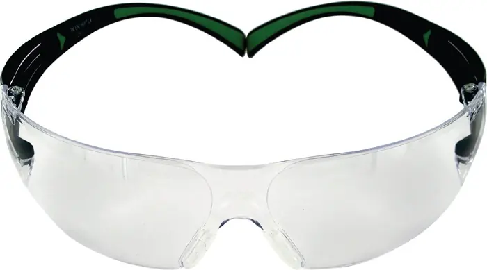 Heißes Angebot Schutzbrille SecureFit-SF400 EN 166,170 172 Bügel schwarz grün,Scheibe I/O PC 3M