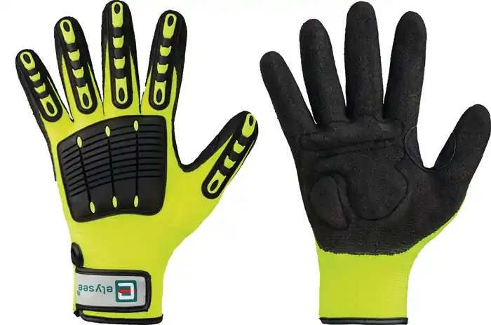 Preisknaller Handschuhe Resistant Gr.9 leuchtend gelb/schwarz EN 388 PSA II ELYSEE