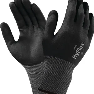 Heißes Angebot Handschuhe HyFlex 11-840 Gr.8 schwarz/grau Nylon-Spandex EN 388 Kat.II VE: 12 Paare