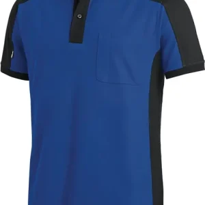 Expressversand Poloshirt KONRAD Gr.XL royal/schwarz FHB