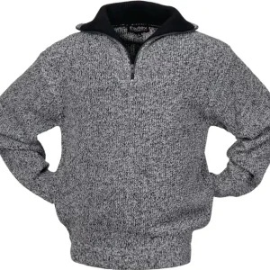 Pullover Gr.M schwarz/weiß-meliert Highlight