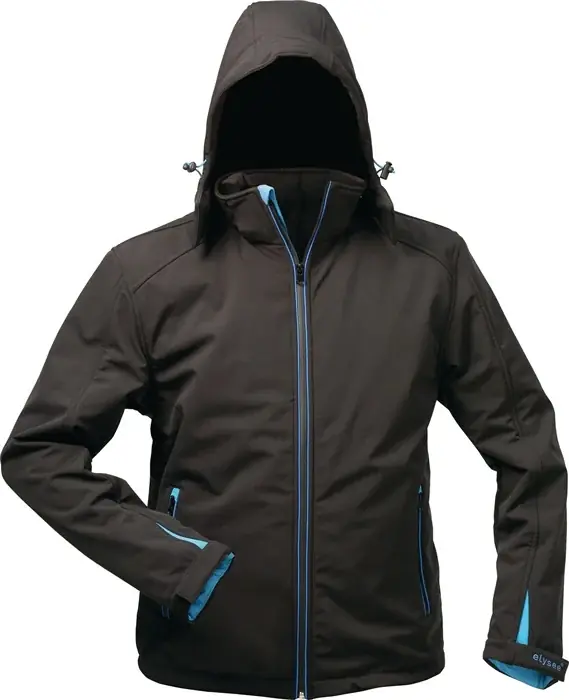 Nur Für Kurze Zeit Wintersoftshelljacke Uranos Gr.XL schwarz/blau ELYSEE
