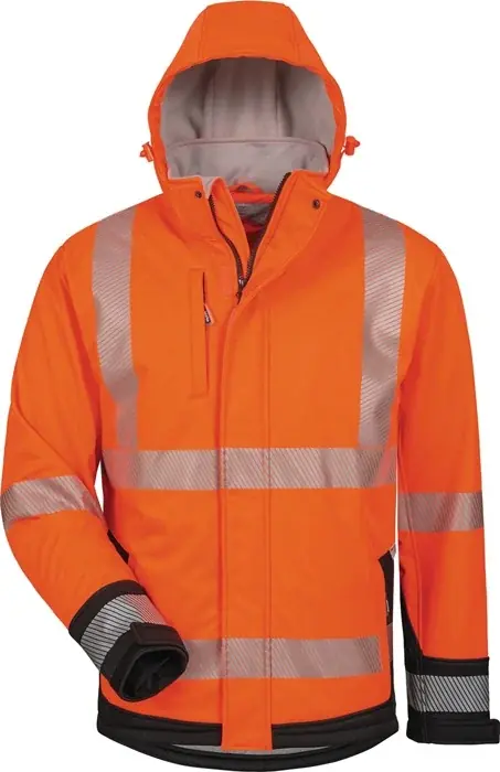 Warnschutz-Softshelljacke Lukas Gr.M orange/schwarz ELYSEE Direkt Vom Hersteller