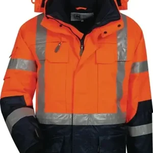 Garantierte Lieferung Warnschutzparka Wallace Gr.L orange/marine ELYSEE