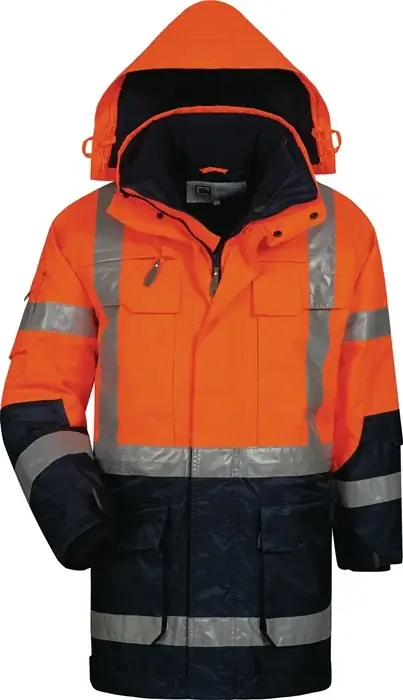 Garantierte Lieferung Warnschutzparka Wallace Gr.L orange/marine ELYSEE