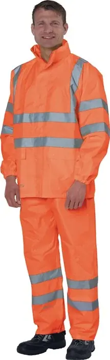 Jetzt Kaufen Warnschutzregenhose Gr.M orange PREVENT