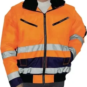Warnschutz-Pilotenjacke Gr.XXL orange/marine PREVENT Günstig