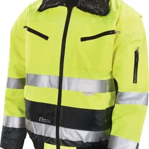 Garantierte Lieferung Warnschutz-Pilotenjacke Gr.XL gelb/grau PREVENT