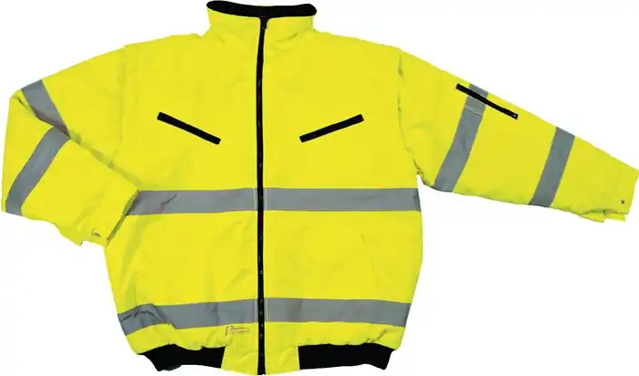 Warnschutz-Pilotenjacke Gr.M gelb PREVENT Solange Der Vorrat Reicht