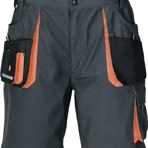 Herrenshorts Gr.54 dunkelgrau/schwarz/orange TERRATREND Zertifiziert