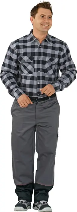 Zertifiziert Schweißerschutzbundhose Weld Shield Gr.46 grau/schwarz