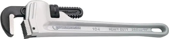 Einhandrohrzange ALUDUR Gesamt-L.1200mm Spann-W.168mm f.Rohre 6 Zoll Markenprodukt