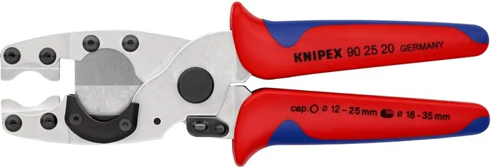Rohrschneider f.Rohre D.12-25/18-35mm L.210mm Chrom-Vanadin-Elektrostahl KNIPEX Preisreduziert