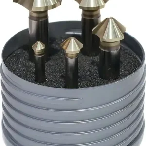 Preisreduziert Kegelsenkersatz DIN 335C 90Grad EUC 6,3-25mm HSS spezial 5-tlg.Ku.-Box BECK