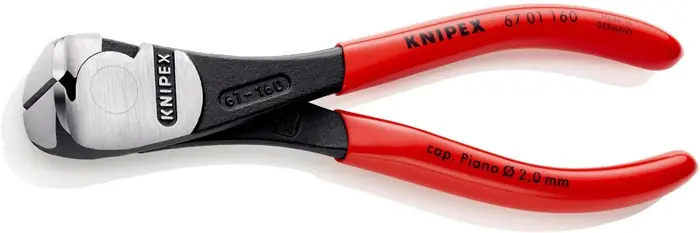 Kraftvornschneider Gesamt-L.160mm Kopf pol.Ku.-Überzug KNIPEX Nur Für Kurze Zeit