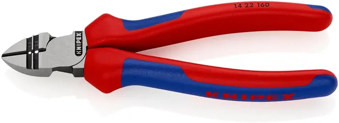 Abisolierseitenschneider L.160mm 1,5/2,5mm² pol.Mehrkomp.-Hüllen KNIPEX Online Kaufen