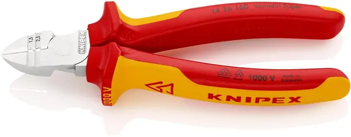 Direkt Vom Hersteller Abisolierseitenschneider L.160mm VDE Mehrkomp.-Hüllen VDE KNIPEX