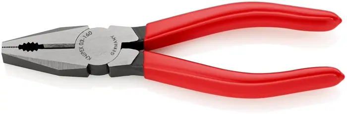 Geprüft Kombizange L.160mm pol.Ku.-Überzug KNIPEX