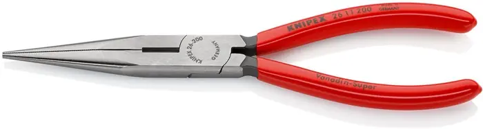 Direkt Vom Hersteller Flachrundzange L.200mm pol.ger.Ku.-Überzug KNIPEX