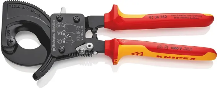 Neue Kollektion Kabelschneider Gesamt-L.250mm max.32 (240 mm²)mm Mehrkomp.-Hüllen VDE KNIPEX