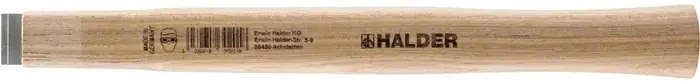 Schonhammerstiel f.Kopf-Ø 60,70+80mm L.300mm Hickory HALDER Solange Der Vorrat Reicht
