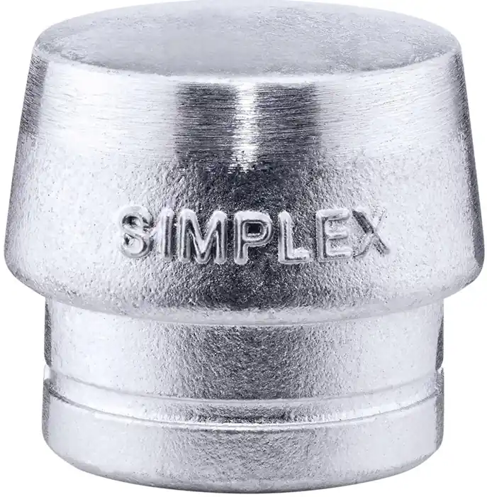 Schonhammerkopf SIMPLEX Kopf-Ø 60mm Weichmetall silber hart HALDER Sale