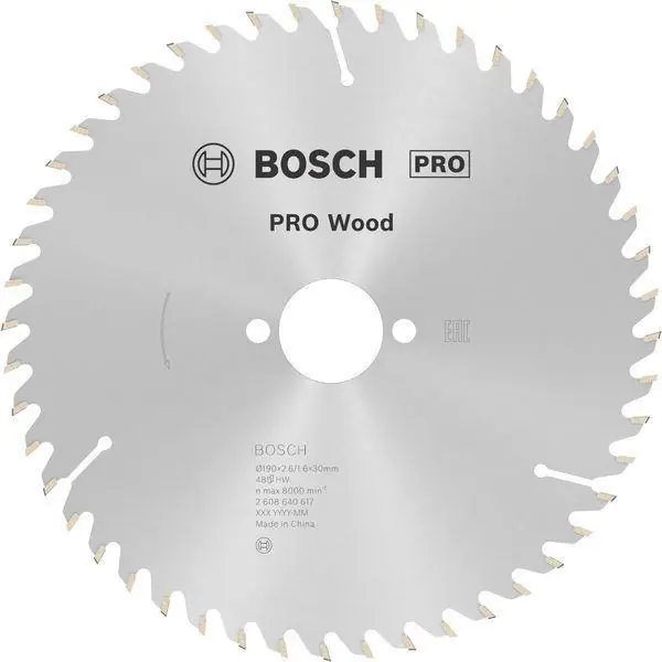 Nur Für Kurze Zeit Kreissägeblatt PRO Wood AD 190mm Z.48 WZ Bohr.30mm Schnitt-B.2,6mm
