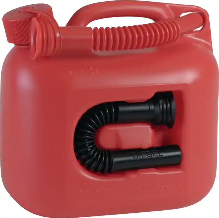 Top-Angebot Kraftstoffkanister PREMIUM Inh.5l rot 2 Auslaufrohre