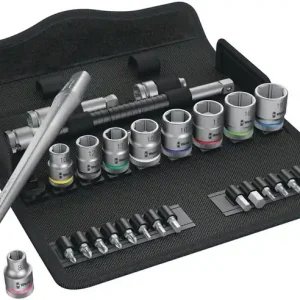 Ausverkauf Steckschlüsselsatz Zyklop Metal 29-tlg.3/8 Zoll SW 8-19mm Z.76 6KT WERA