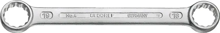 Billig Doppelringschlüssel 4 6x7mm 99mm ger.GEDORE