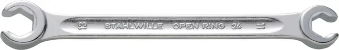 Kracherpreis Doppelringschlüssel OPEN-RING 24 11x13mm 170mm m.6kant STAHLWILLE