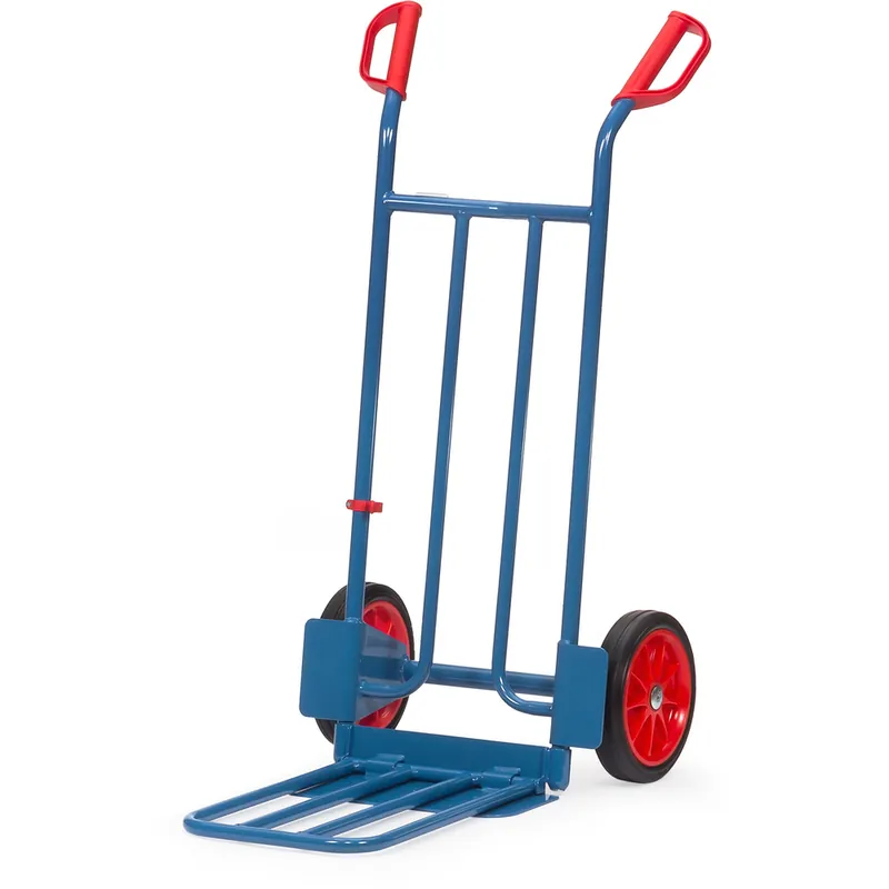 fetra Paketkarre pulverbeschichtet blau/RAL 5007 Höhe 1150 mm Neu